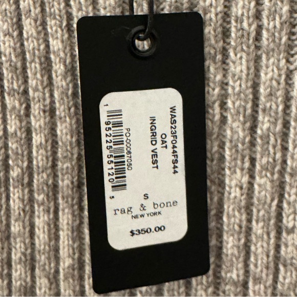 NWT Rag & bone Ingrid Vest - Picture 6 of 7